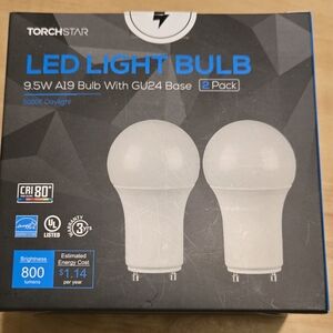 Torchstar LED Light Bulb 2 Pack